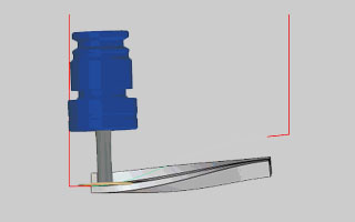 BobCAD-CAM V30  New Feature Rapid Distance in Tool Plane